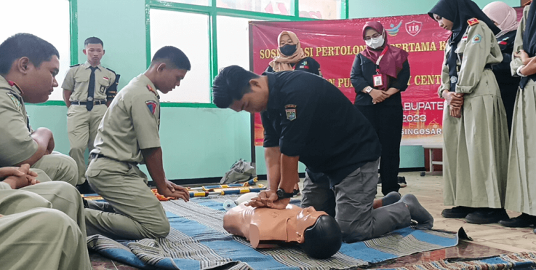 SOSIALISASI PERTOLONGAN PERTAMA PADA KEGAWATDARURATAN DAN LAYANAN USC 119 (4)