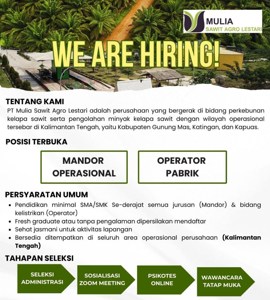 PT. MULIA SAWIT AGRO LESTARI