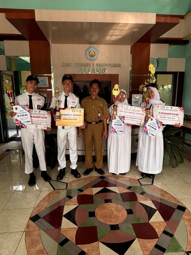 SMKN 1 Singosari Raih Juara 3 Umum pada Malang Vocational English Competition (MAVEC) 2025
