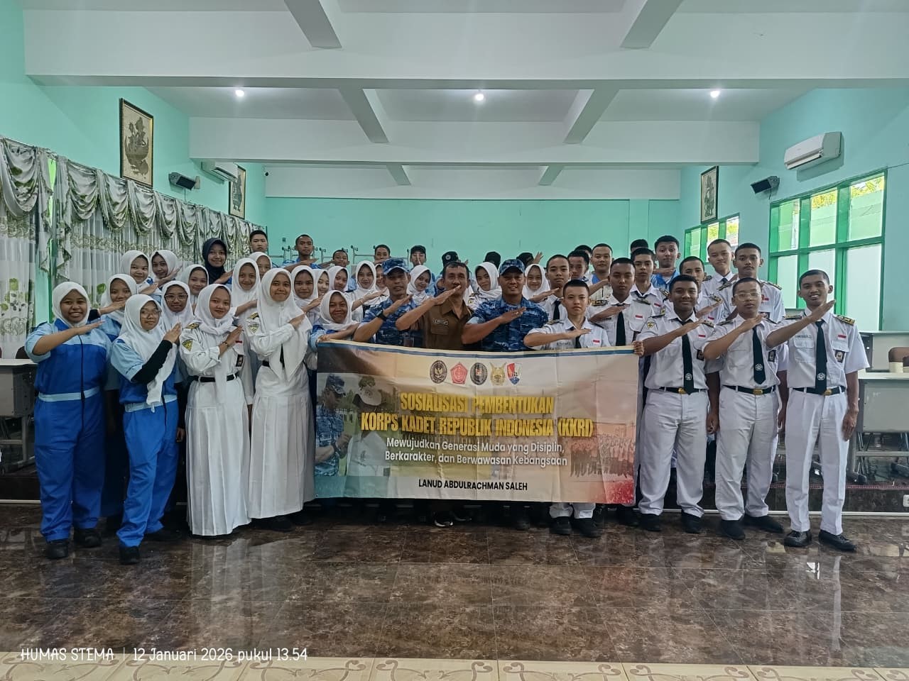 SMKN 1 Singosari Laksanakan Sosialisasi Pembentukan KKRI Bersama TNI TNI Angkatan Udara II Pangkalan TNI AU Abdulrachman Saleh