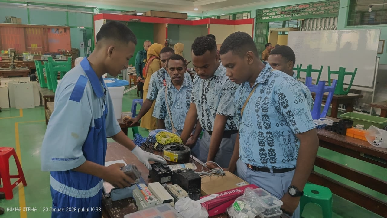 SMKN 1 Singosari Menerima Kunjungan Studi Tiru dari SMK Negeri 1 Teknologi Rekayasa Mimika