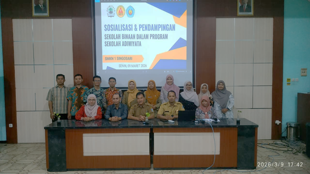 Perkuat Program Adiwiyata, SMKN 1 Singosari Gelar Sosialisasi dan Pendampingan Sekolah Binaan Adiwiyata bagi Empat SD di Wilayah Banjararum dan Pagentan